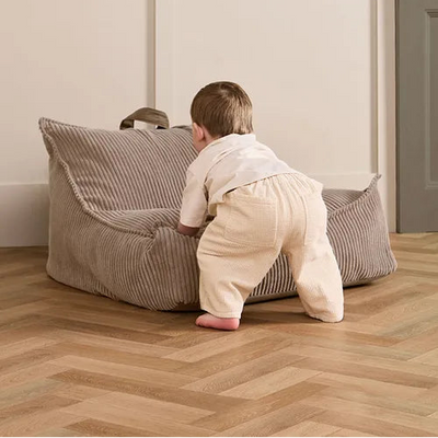 Kids Concept - Bean Bag, Grey Brown - Swanky Boutique Malta 