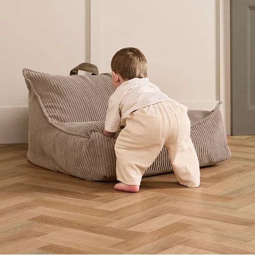 Kids Concept - Bean Bag, Grey Brown - Swanky Boutique Malta 