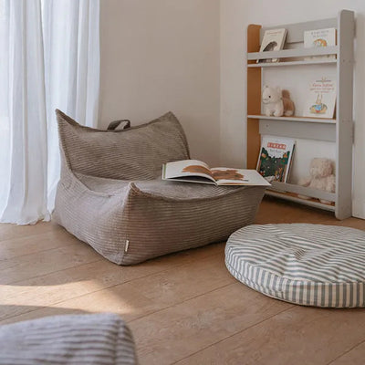 Kids Concept - Bean Bag, Grey Brown - Swanky Boutique Malta 