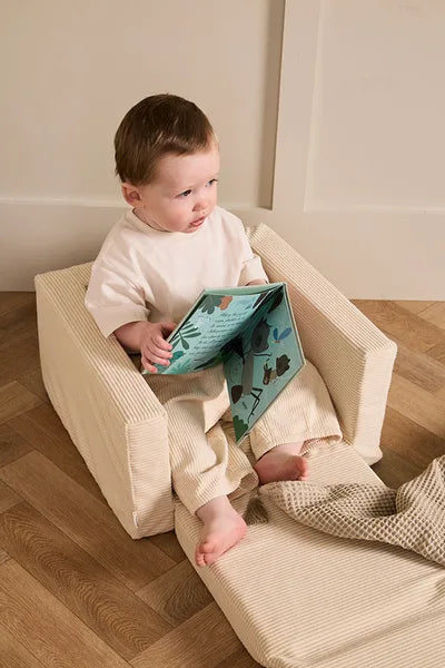 Kids Concept Armchair foldable off-white - Swanky Boutique Malta