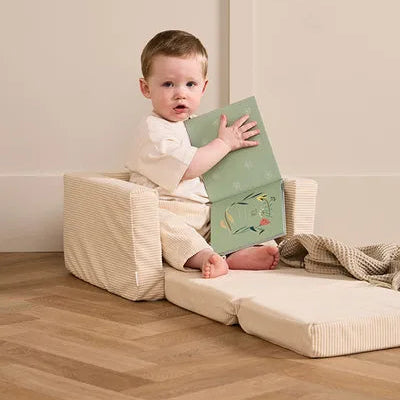 Kids Concept Armchair foldable off-white - Swanky Boutique Malta