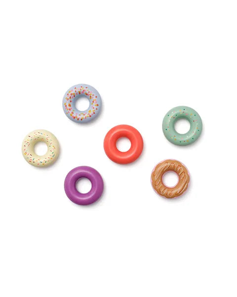 Wooden Doughnuts - 6 Pieces