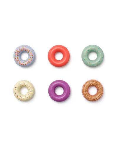 Wooden Doughnuts - 6 Pieces
