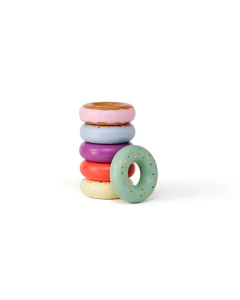 Wooden Doughnuts - 6 Pieces