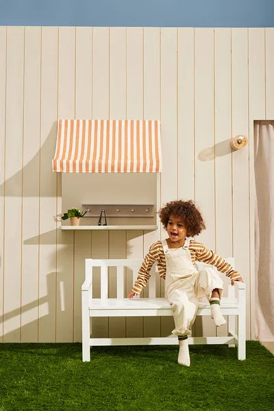 Kids Concept Garden sofa and table set white - Swanky Boutique Malta