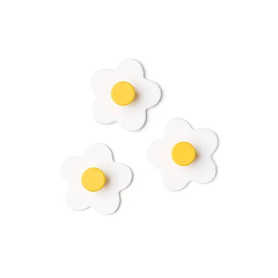 Kids Concept Hook flower white 3 pcs - Swanky Boutique Malta