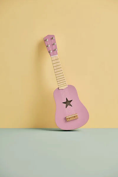Kids Concept Toy guitar dark pink - Swanky Boutique Malta