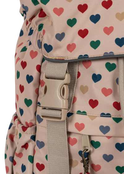 Konges Sloejd Clover School Bag Hearts - Swanky Boutique