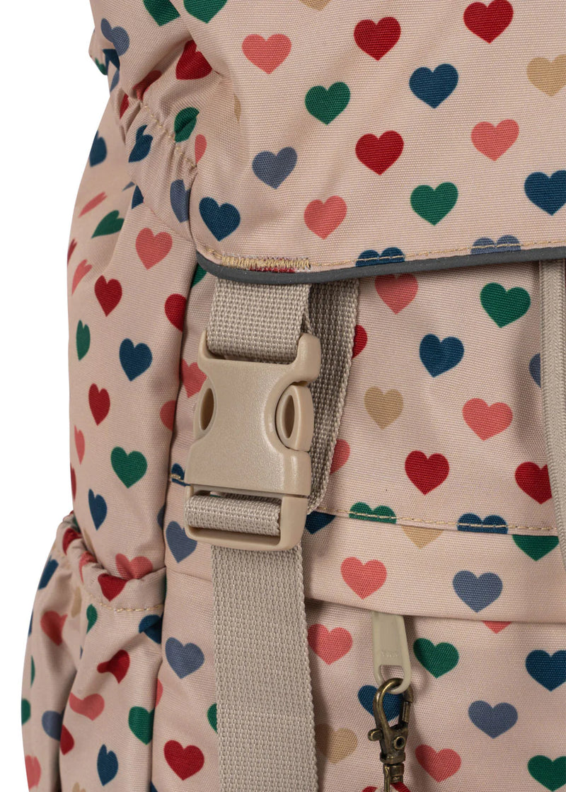 Konges Sloejd Clover School Bag Hearts - Swanky Boutique