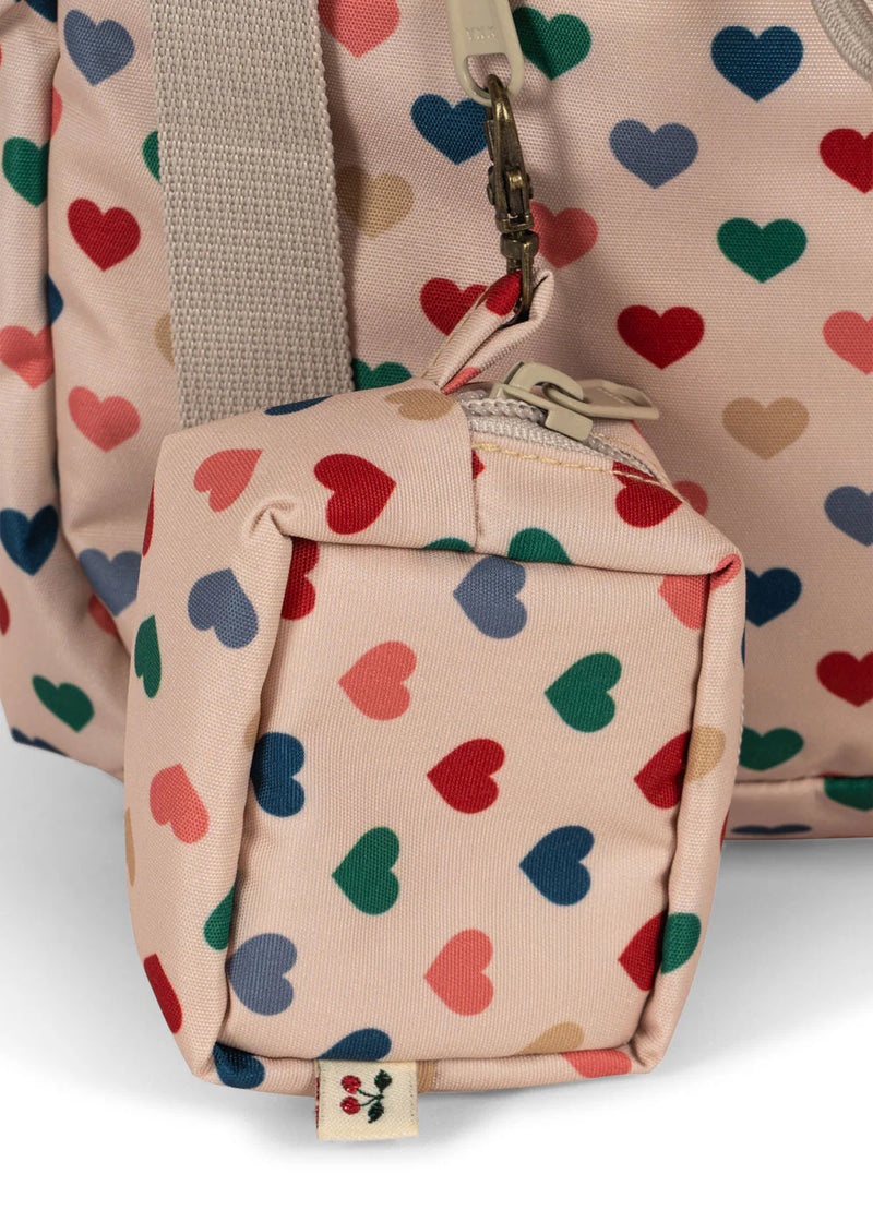 Konges Sloejd Clover School Bag Hearts - Swanky Boutique