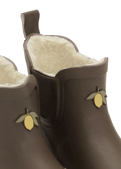 Konges Sloejd - ROI RAIN BOOT LOW - CHOCOLATE BROWN - Swanky Boutique 