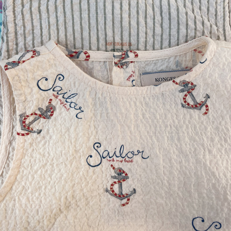 Konges Sloejd Baby Romper Rock My Boat Swanky Boutique Malta