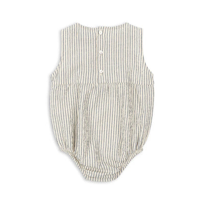 Konges Sloejd- Baby Romper Stripe Blue- Swanky Boutique Malta