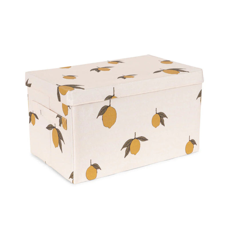 Konges Sloejd -Big, Storage Basket-Lemon- Swanky Boutique Malta