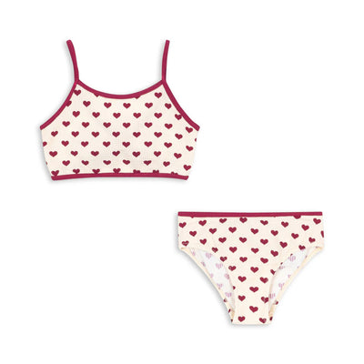 Konge Sloejd -Bowie Bikini Coeur Sangria -Swanky Boutique Malta