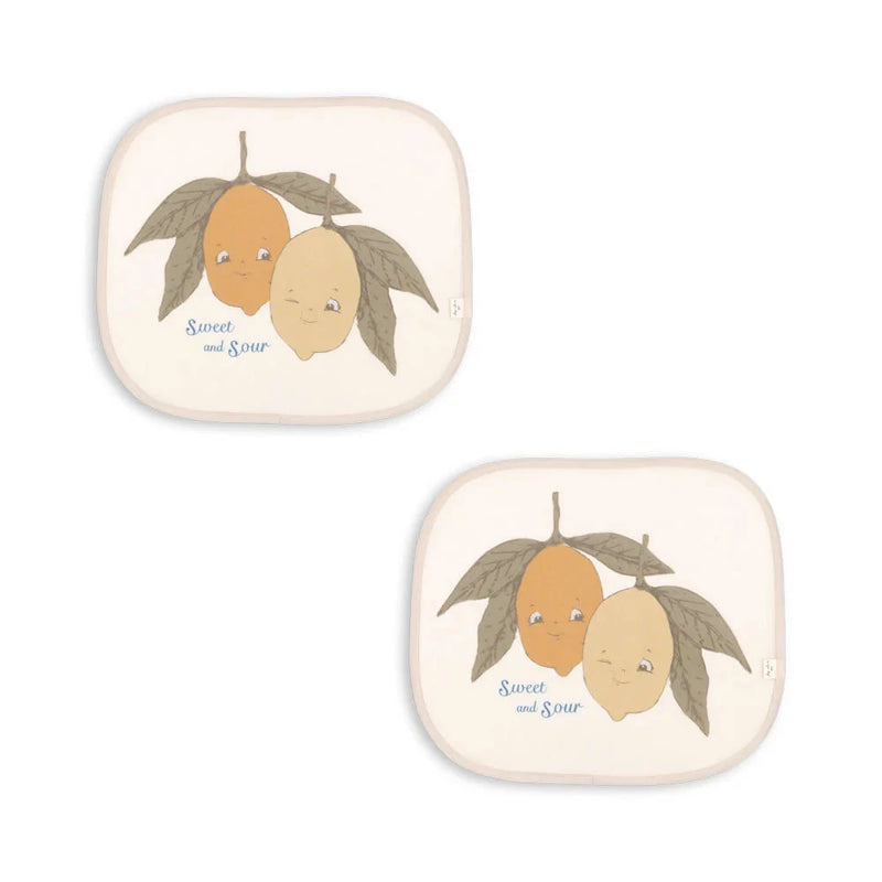 Konges Sloejd Car Sunshades - ciao limone - Swanky Boutique Malta