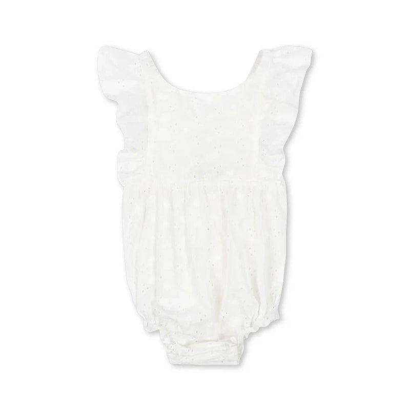 Konges Sloejd Lacy Romper Optic White Swanky Boutique Malta