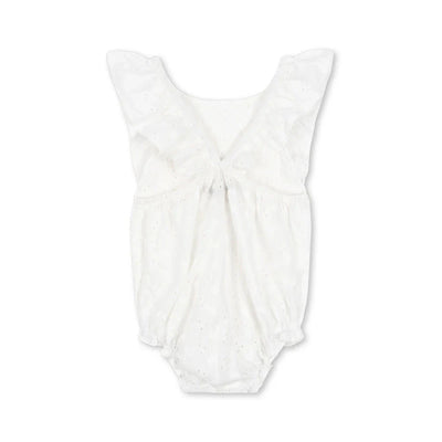 Konges Sloejd Lacy Romper Optic White Swanky Boutique Malta
