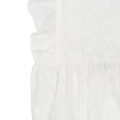 Konges Sloejd Lacy Romper Optic White Swanky Boutique Malta