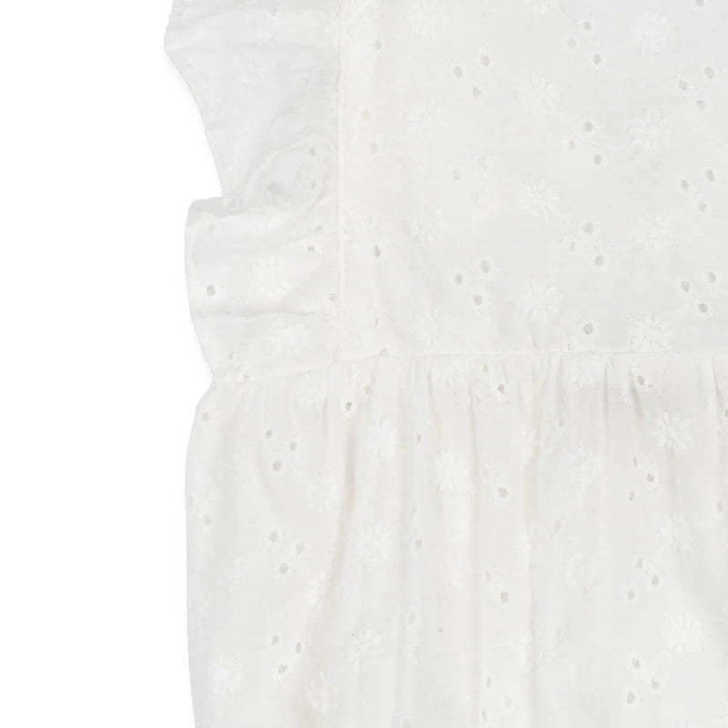 Konges Sloejd Lacy Romper Optic White Swanky Boutique Malta