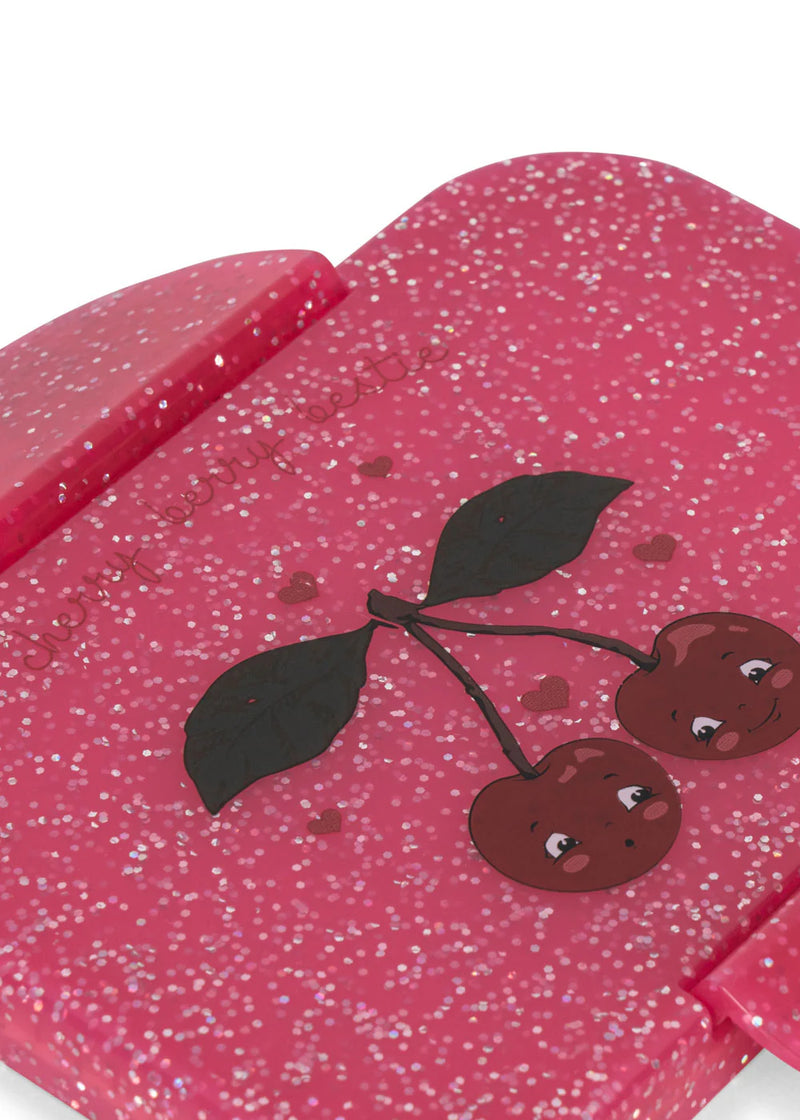 Konges Sloejd Lunch Box Glitter Cherry Glitter - Swanky Boutique Malta