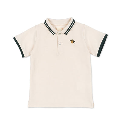 Konges Sloejd- Polo Shirt, Florian- Antique White -Swanky Boutique Malta 