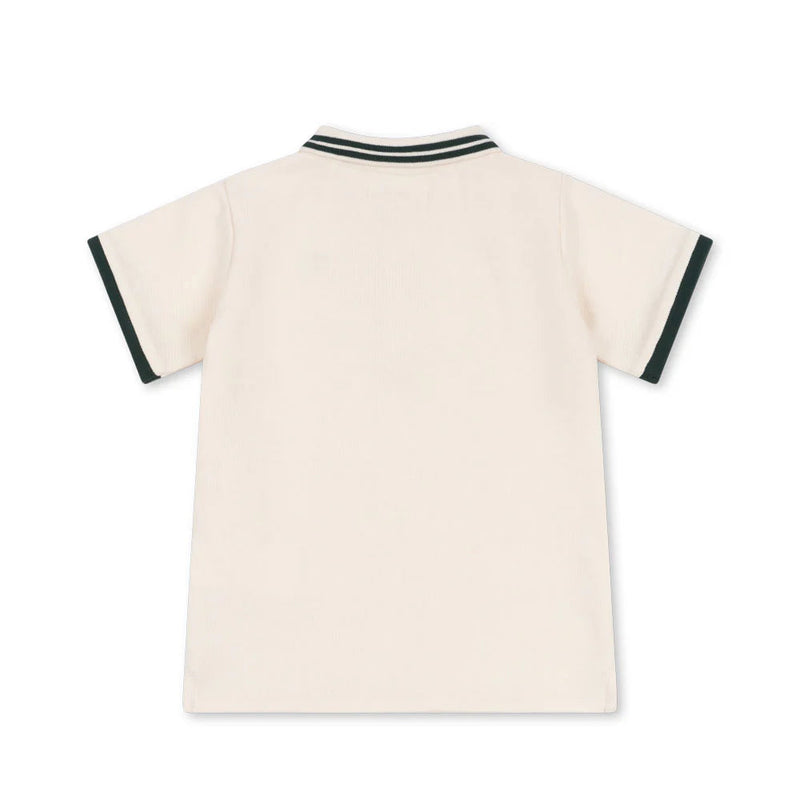 Konges Sloejd- Polo Shirt, Florian- Antique White -Swanky Boutique Malta 