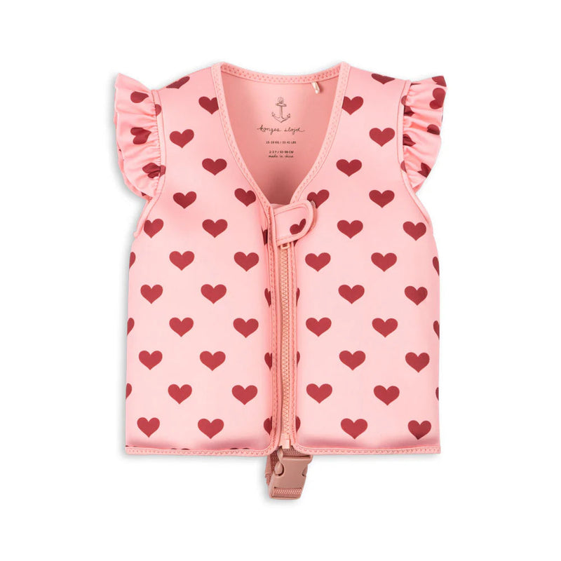 Konges Sloejd Swim Float Vest - Avery Amour Pink - Swanky Boutique Malta