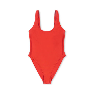Koges Sloejd Pam Mommy Swimsuit- Fiery Red- Swanky Boutique Malta