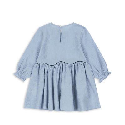 Konges Slojd-Ava Dress - Blue Fog-Swanky Boutique