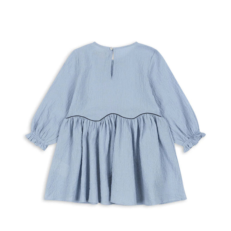 Konges Slojd-Ava Dress - Blue Fog-Swanky Boutique