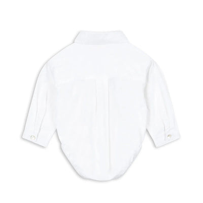 Konges Slojd - Baby Shirt, Long Sleeved - Optic White - Swanky Boutique Malta 