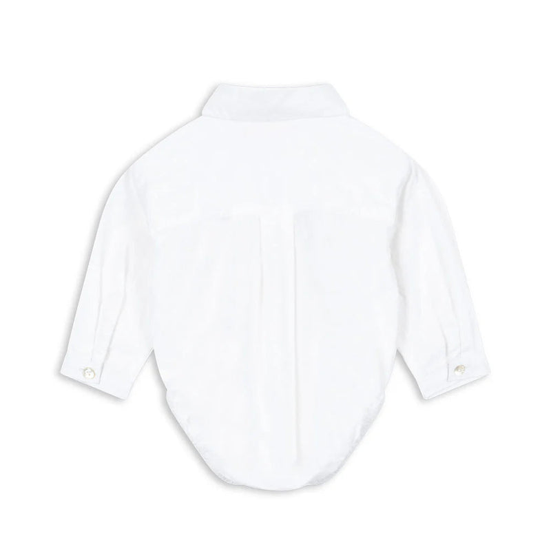 Konges Slojd - Baby Shirt, Long Sleeved - Optic White - Swanky Boutique Malta 