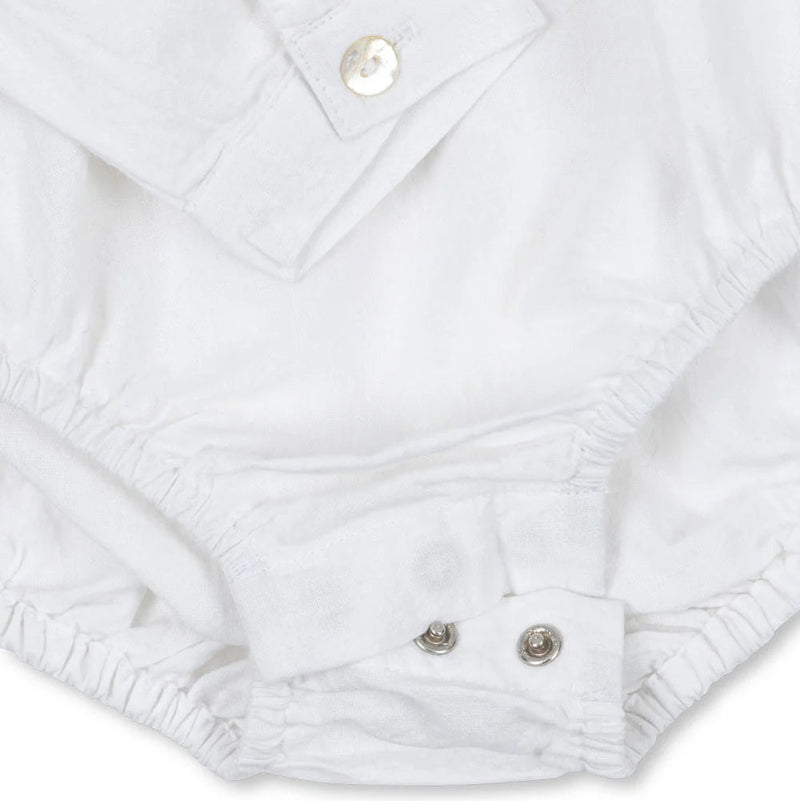 Konges Slojd - Baby Shirt, Long Sleeved - Optic White - Swanky Boutique Malta 