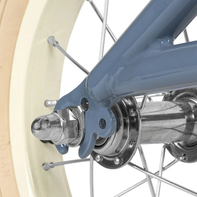 Konges Slojd-Balance Bicycle - Blue Stripe-Swanky Boutique Malta 