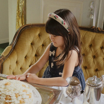 Konges Slojd - Beaded Hairband - Cherry - Swanky Boutique Malta 