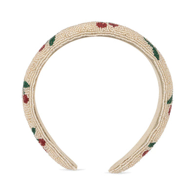 Konges Slojd - Beaded Hairband - Cherry - Swanky Boutique Malta 
