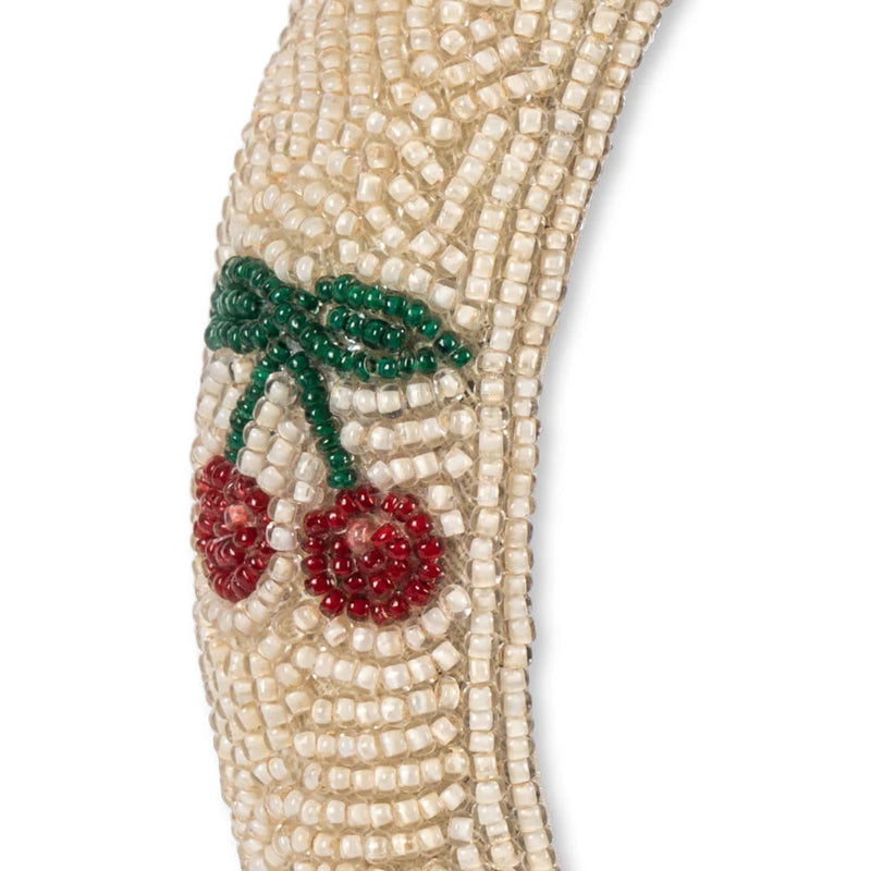 Konges Slojd - Beaded Hairband - Cherry - Swanky Boutique Malta 