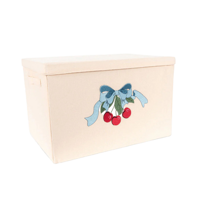 Konges Slojd - Big Storage Basket- Cherry Bow - Swanky Boutique Malta 