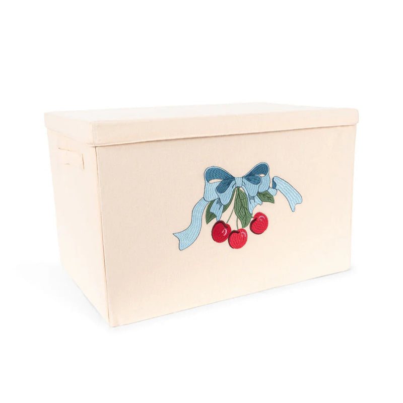 Konges Slojd - Small, Storage Basket- Cherry Bow - Swanky Boutique Malta 