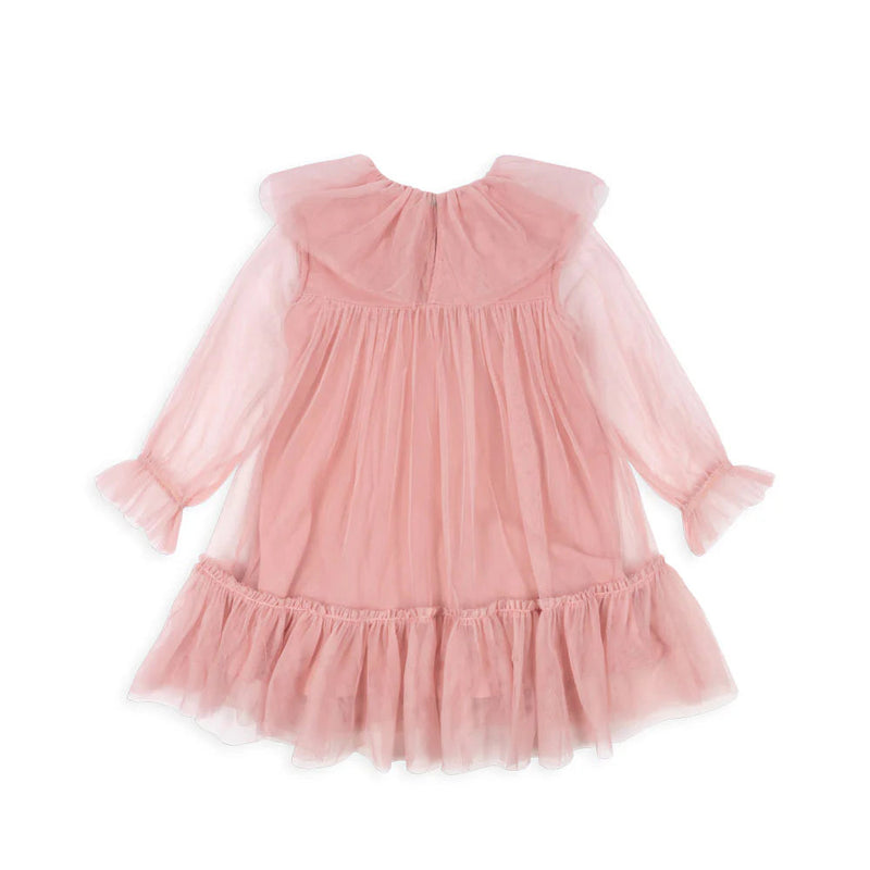 Konges Slojd - Bow Dress - Mellow Rose - Swanky Boutique Malta 