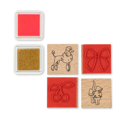 Konges Slojd-Creative Art Caddy - Glitter Rose-Swanky Boutique Malta