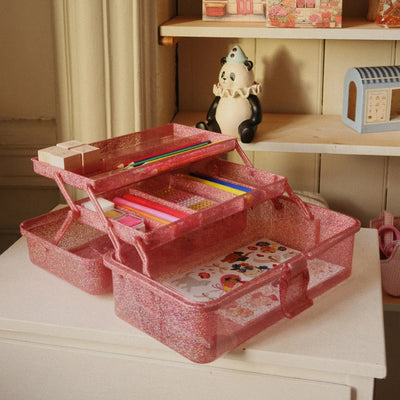 Konges Slojd-Creative Art Caddy - Glitter Rose-Swanky Boutique Malta