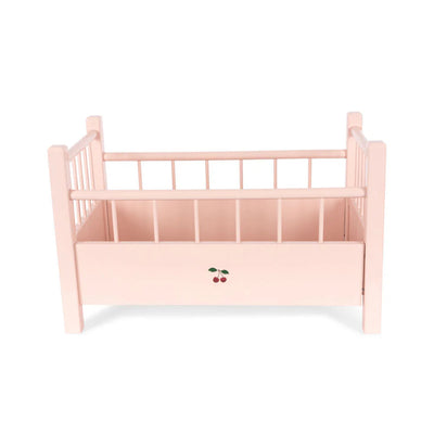 Konges Slojd-Doll Bed, Wooden - Pink-Swanky Boutique Malta 
