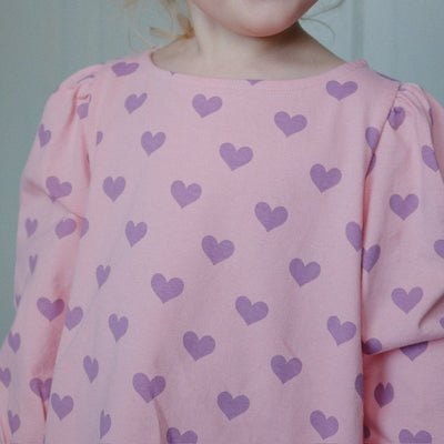 Konges Slojd-Drey Blouse- Hortensia Coeur-Swanky Boutique Malta 
