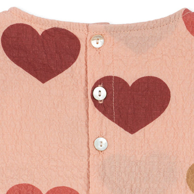 Konges Slojd-Elin Romper - Coeur Rose Colore-Swanky Boutique Malta 