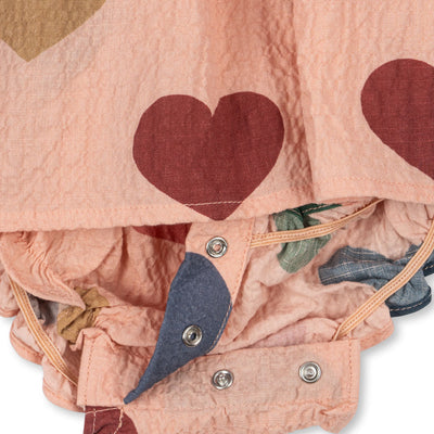 Konges Slojd-Elin Romper - Coeur Rose Colore-Swanky Boutique Malta 
