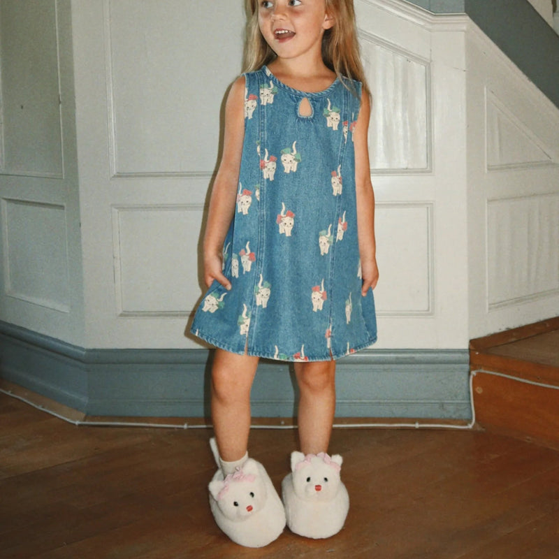 Konges Slojd - Footies, Kitty - Off White - Swanky Boutique Malta 