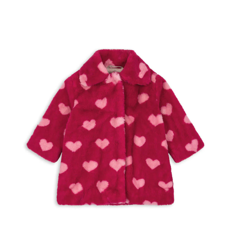 Konges Slojd - Fuzzie Coat - Amour Jazzy - Swanky Boutique Malta 