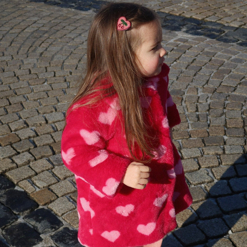 Konges Slojd - Fuzzie Coat - Amour Jazzy - Swanky Boutique Malta 